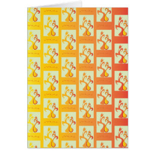 Illustration moderne Sunny jaune Tulip Couple