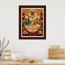 Illustration Nordique-Japonaise – JAPON  Affiche