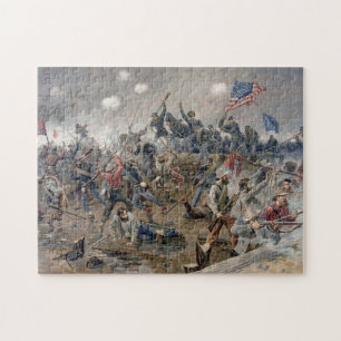 Illustration of Battle of Spottsylvania, 1864, a