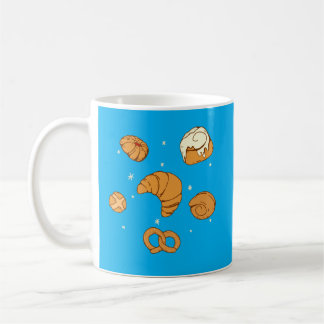 Illustration of bread kaffeetasse