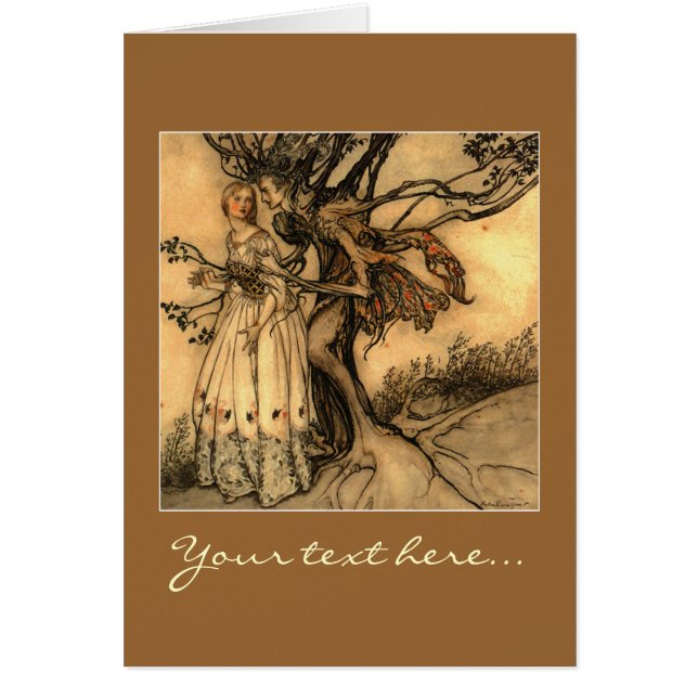 Illustration par Arthur Rackham (Devant)