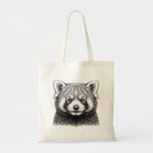 Illustration Roter Panda-Tragetasche Tragetasche