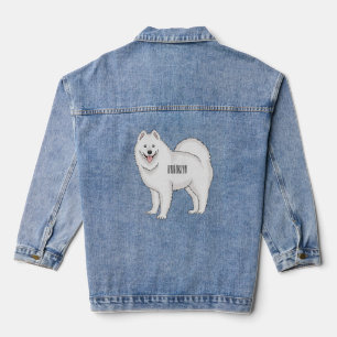 Illustration Samoyed dog