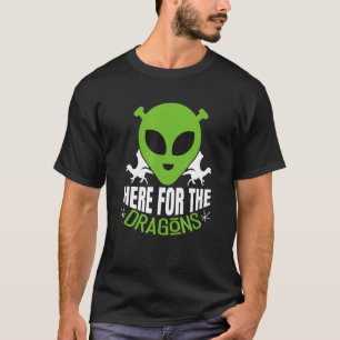 Illustration sarkastischer Drachen von Außerirdisc T-Shirt