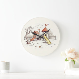 Illustration - Spielplatz Große Wanduhr