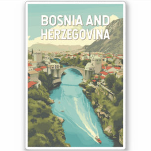 Illustration Travel Art Aufkleber