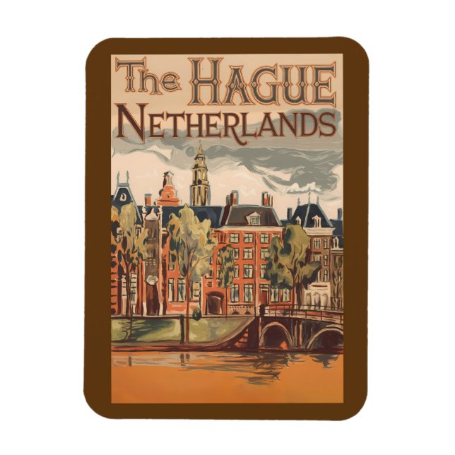 Illustration Travel Art Magnet (Vertikal)