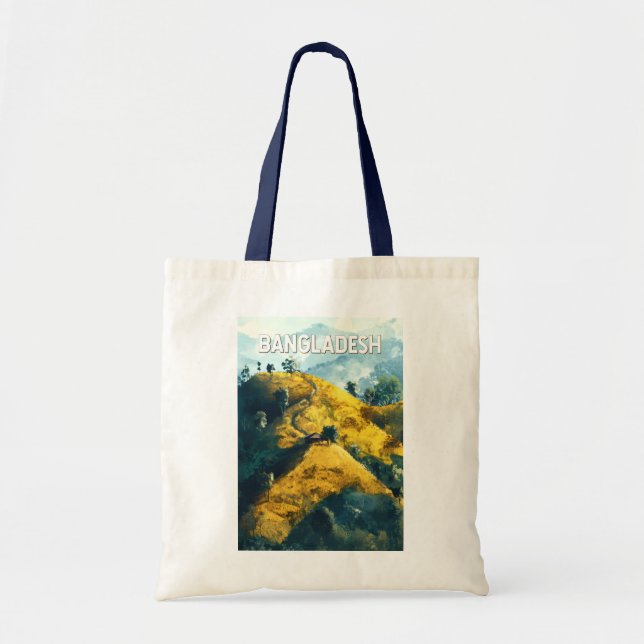 Illustration Travel Art Vintag Tragetasche (Vorne)