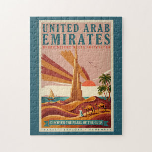 Illustration UAE Kamel Burj Khalifa Reise Kunst