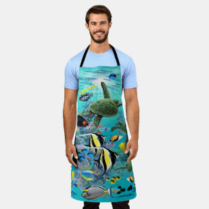 Illustration über den tropischen Fisch der Moloki Schürze
