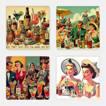 Illustration über Vintage Getränke