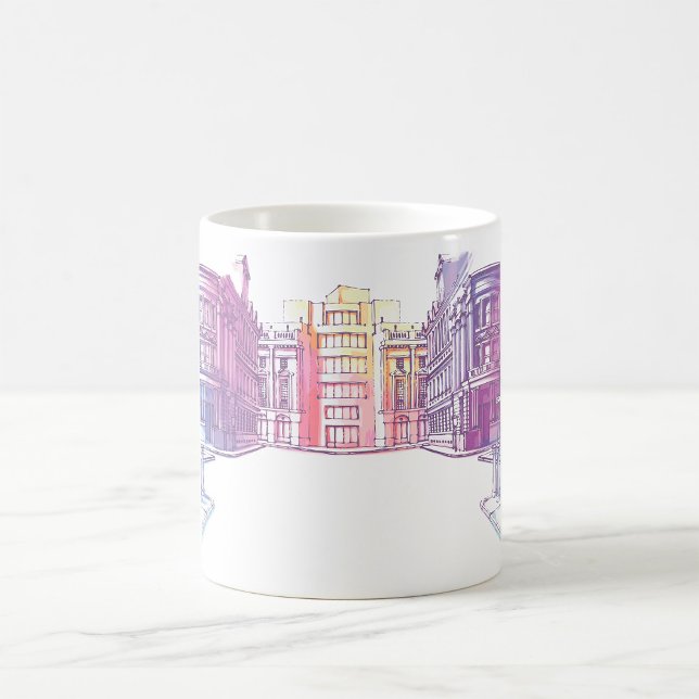 Illustration urbaine de rue Café Mug (Créateur téléchargé)