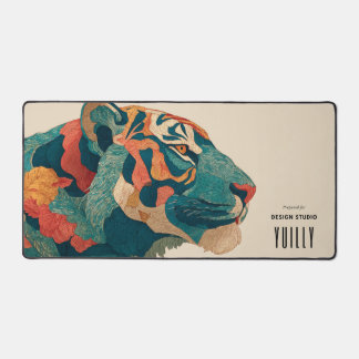 Illustration vibrante du tigre