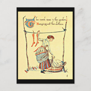 Illustration Vintage carte postale-Walter Crane 64