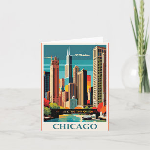 Illustration Vintage de Chicago