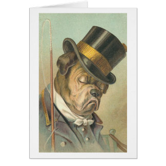 Illustration vintage "de chien de sommeil"