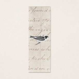 Illustration vintage d'oiseau de chanson - oiseaux
