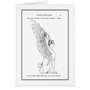 Illustration vintage Sphinx