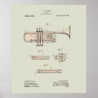 Illustration Vintager Trumpet