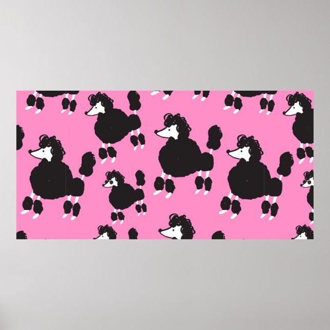 Illustration Vintages Paddelpatter Poster (Vorne)