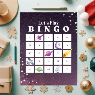 Illustration violette Noël Bingo Jigsaw Puzzle