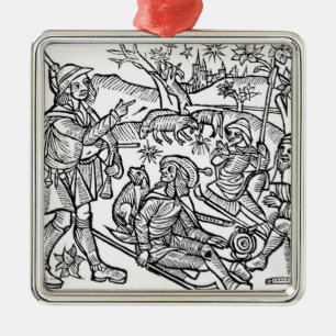 Illustration vom 'Kalendar der Schäfer Ornament Aus Metall