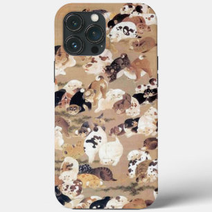 Illustration von 100 Hunden durch Ito Jakuchu Case-Mate iPhone Hülle