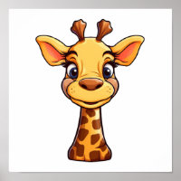 Illustration von Cartoon-Giraffen