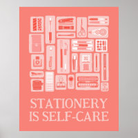 Illustration von Coral Red Creative Tools Selbstve