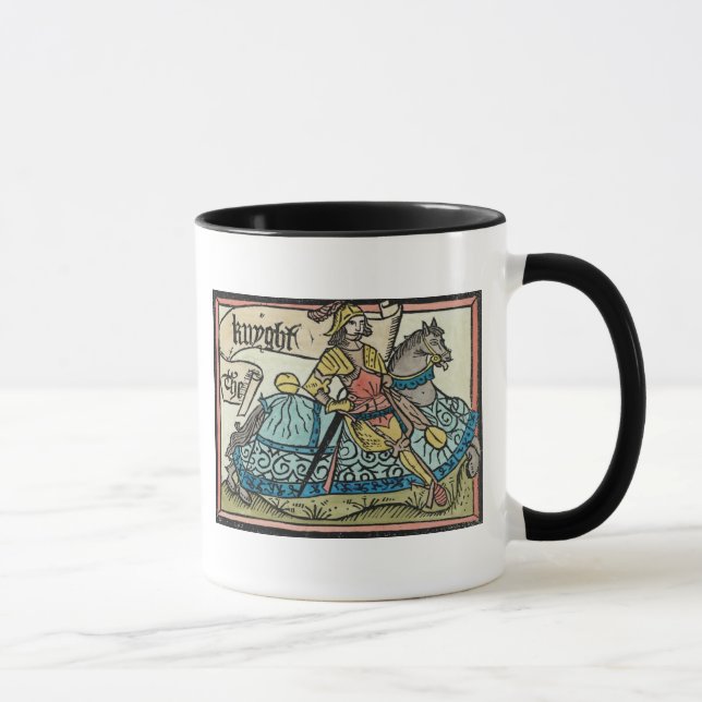 Illustration "von den Canterbury-Geschichten Tasse (Rechts)