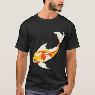 Illustration von goldenen Koi-Fischen – Fette japa T-Shirt