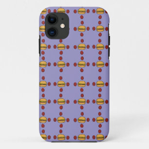 Illustration von Hamburger-Mustern Case-Mate iPhone Hülle