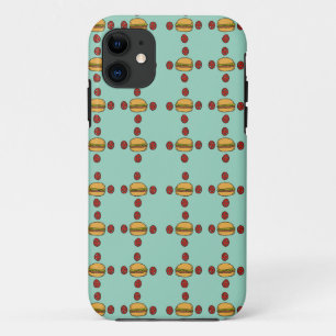 Illustration von Hamburger-Mustern Case-Mate iPhone Hülle