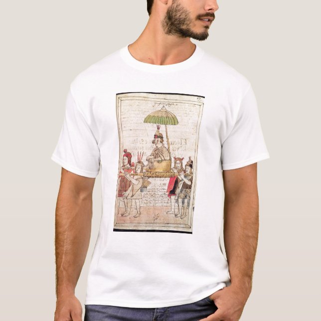 Illustration von Huascar Inka T-Shirt (Vorderseite)