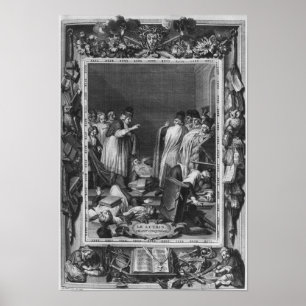 Illustration von "Le Lutrin" durch Nicolas Poster