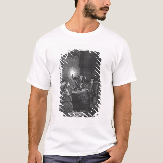 Illustration von "Le Lutrin" durch Nicolas T-Shirt (Vorderseite)