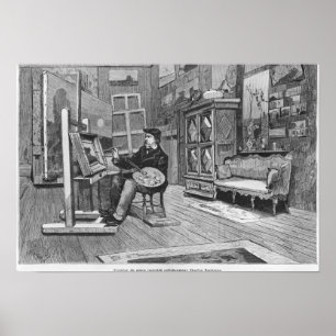 Illustration von "Le Monde Illustre Poster