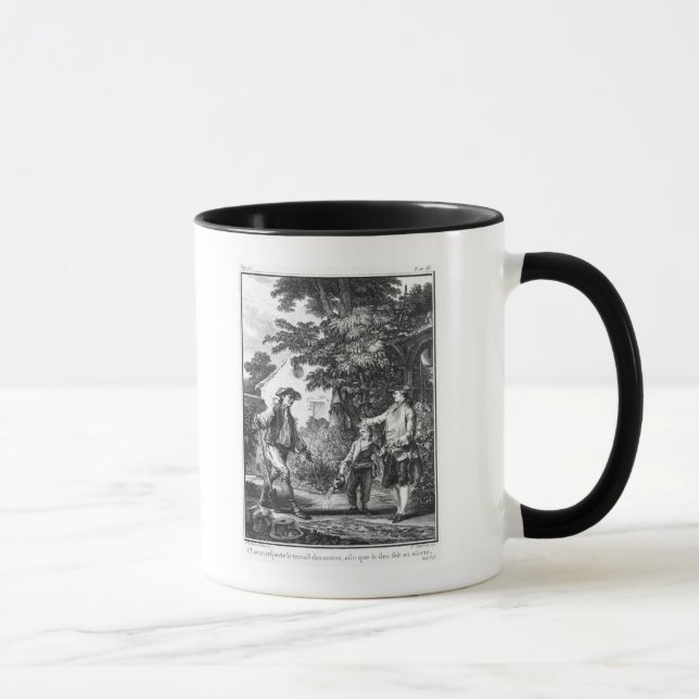 Illustration von 'L'Emile Tasse (Rechts)