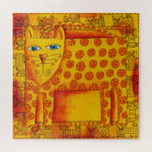 Illustration von Leopard Cat in Wasserfarben