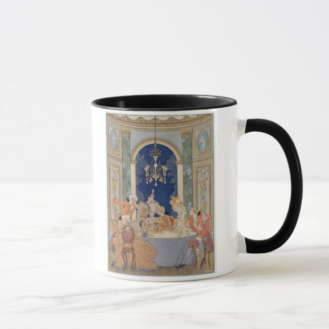 Illustration von "Les Verbindungen Dangereuses" Tasse (Rechts)