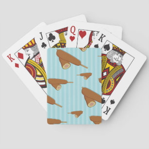 Illustration von Maishunden Spielkarten