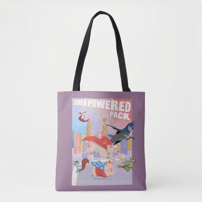 Illustration von Metropolis mit Super Powered Pack Tasche (Vorderseite)