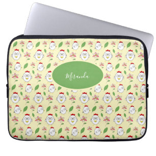 Illustration von niedlichen Cartoon Laptopschutzhülle
