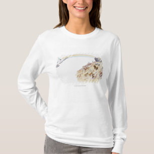 Illustration von Noahs Arche mit dem Tierverlassen T-Shirt