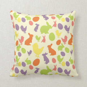Illustration von Ostern-Hintergrund Kissen