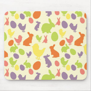 Illustration von Ostern-Hintergrund Mousepad