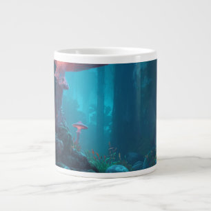 Illustration von Pilzen im launischen Wald auf ein Jumbo-Tasse