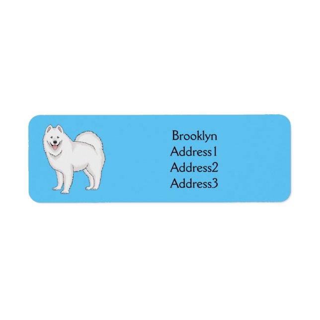 Illustration von Samohunde-Cartoon (Vorne)