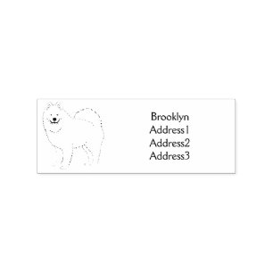 Illustration von Samohunde-Cartoon Gummistempel