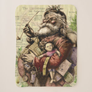 Illustration von Thomas Nast: Klassischer Weihnach Sherpadecke